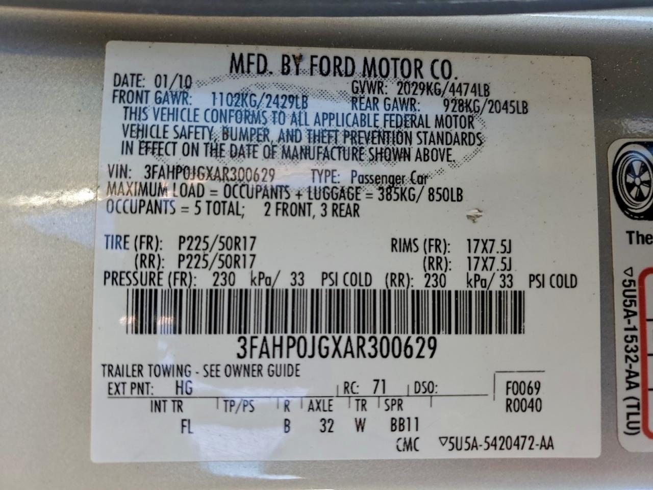 Ford Fusion Sel Image 12