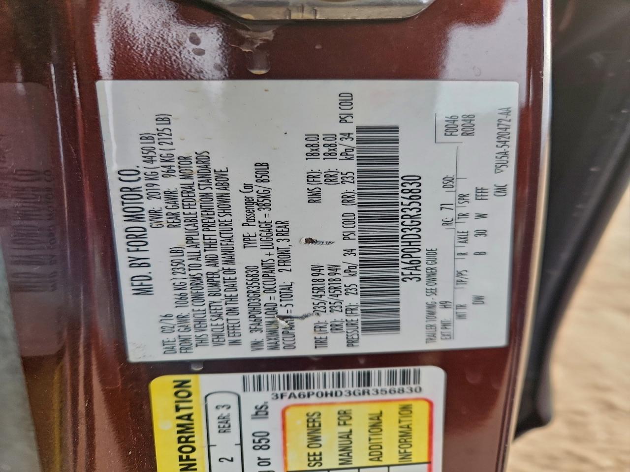 Ford Fusion Se Image 10