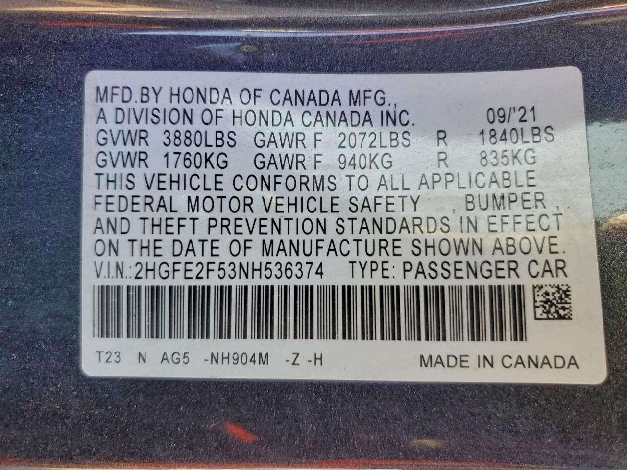 Honda Civic Sport Image 9