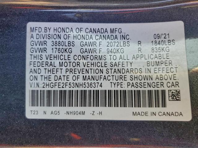 Honda Civic Sport Image 9